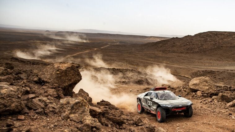 Audi RS Q e-tron: il prototipo elettrico per la Dakar in prova nel deserto del Marocco