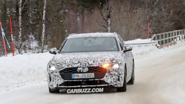 Audi A4 Avant test sulla neve