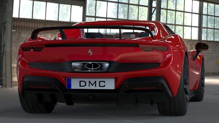 Ferrari 296 GTB DMC posteriore