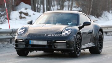 Porsche 911 Dakar test su neve