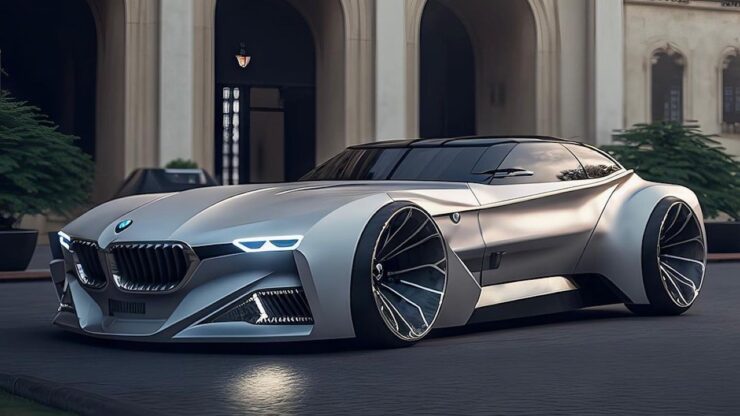 Frontale BMW Supercar Futuristic Concept
