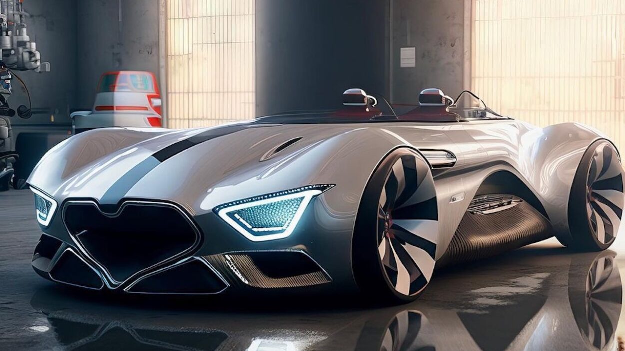 Render BMW Supercar Futuristic Concept