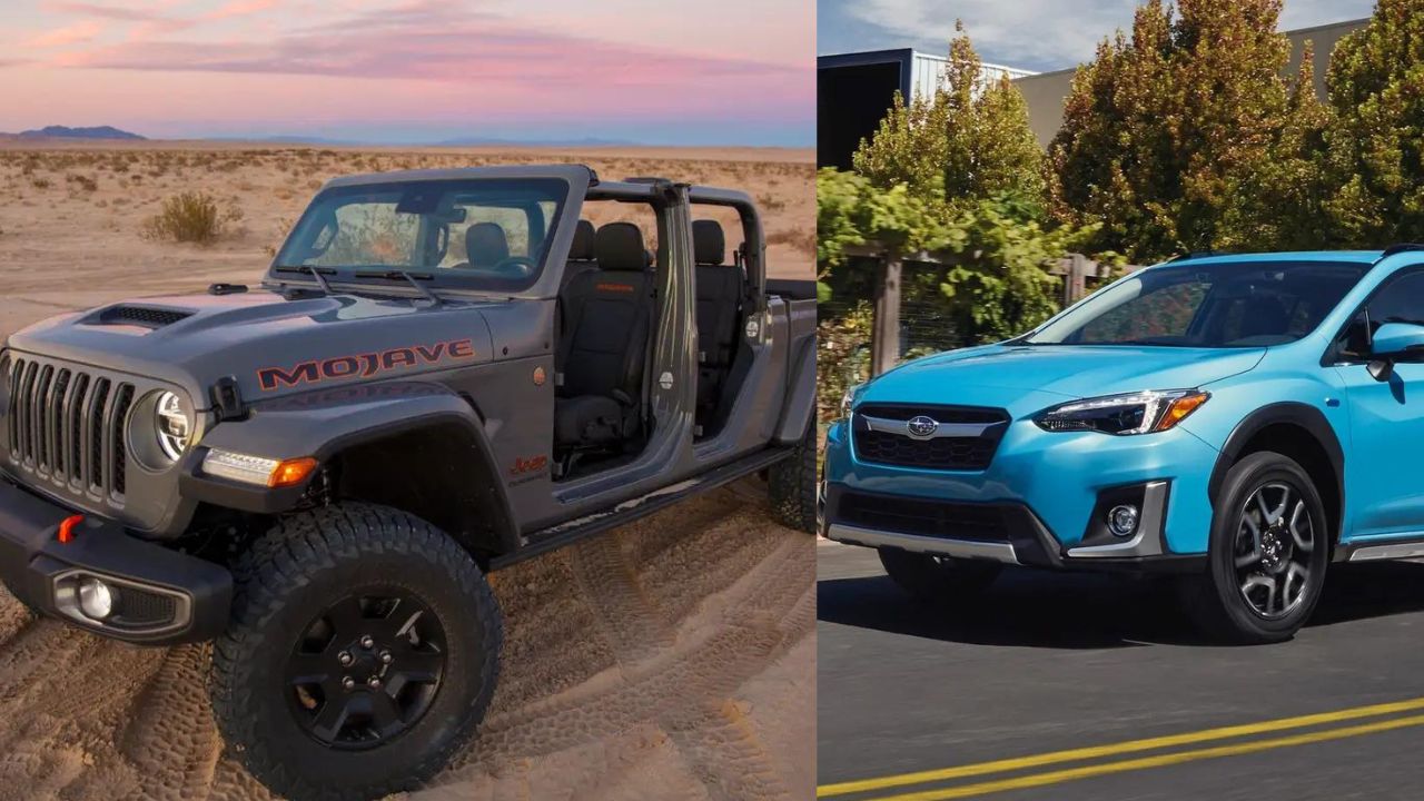 Jeep Gladiator e Subaru Crosstrek