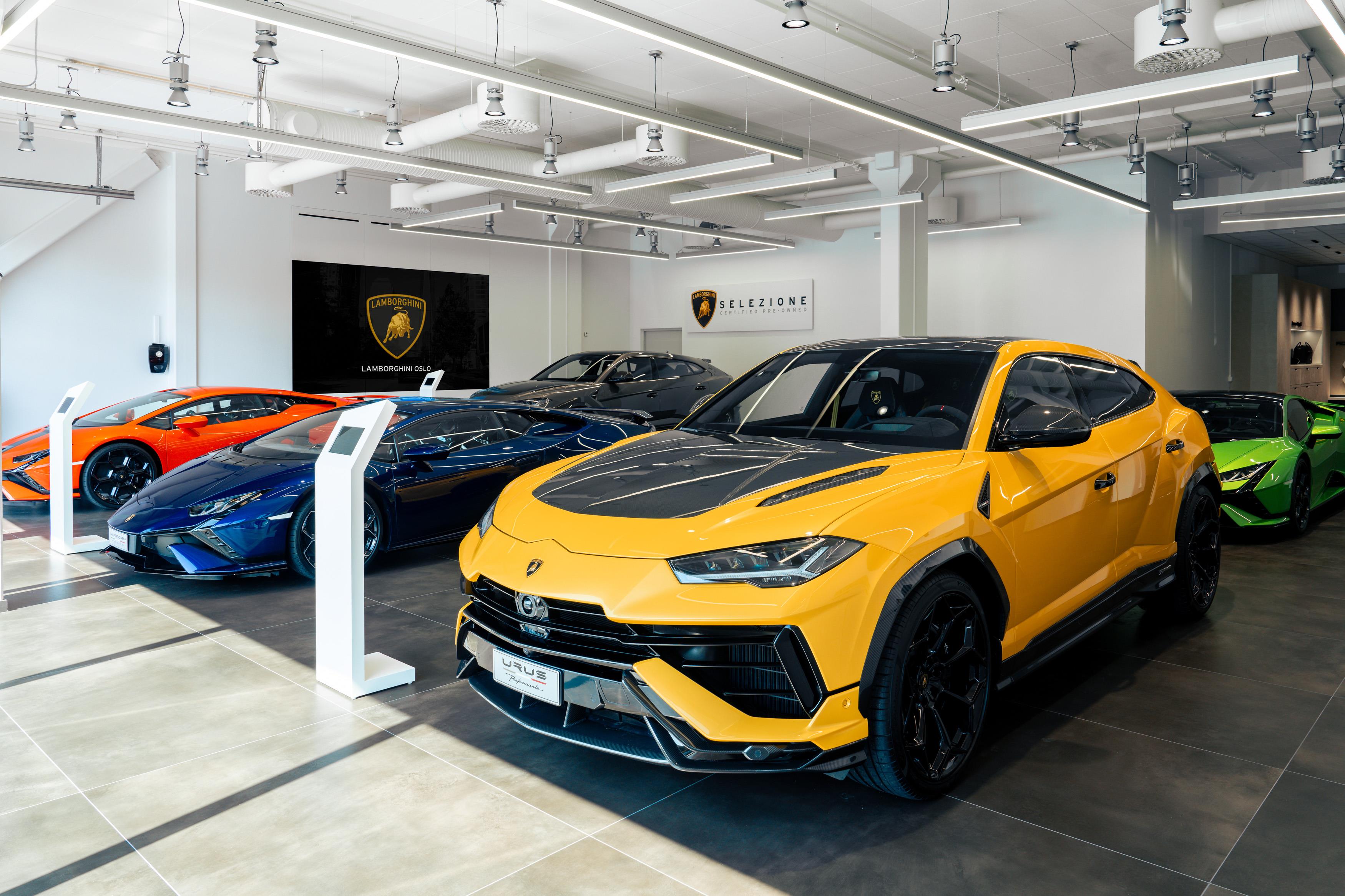 Showroom Lamborghini Norvegia