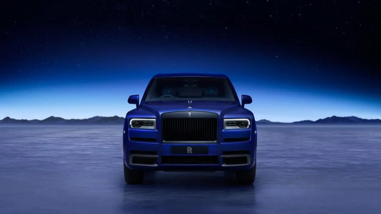 Frontale Rolls-Royce Blue Shadow