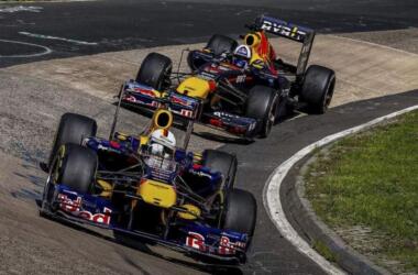 Vettel e Coulthard al Nurburgring
