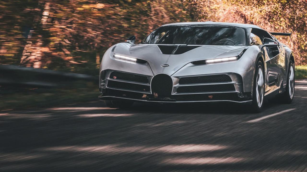 test di steve jenny per la Bugatti centodieci