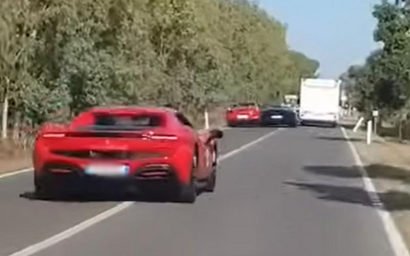 Ferrari Portofino incidente