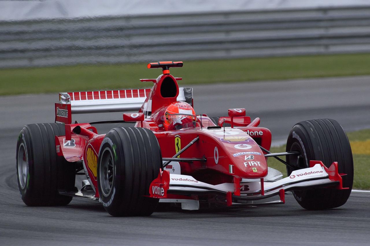 Micheal Schumacher sulla Ferrari