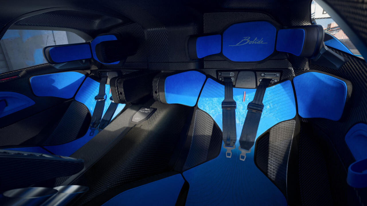 Bugatti Bolide cockpit