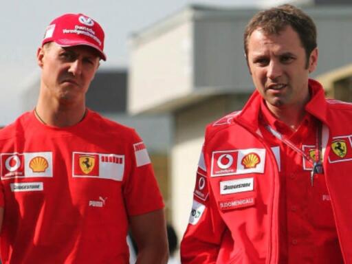 Stefano Domenicali Michael Schumacher