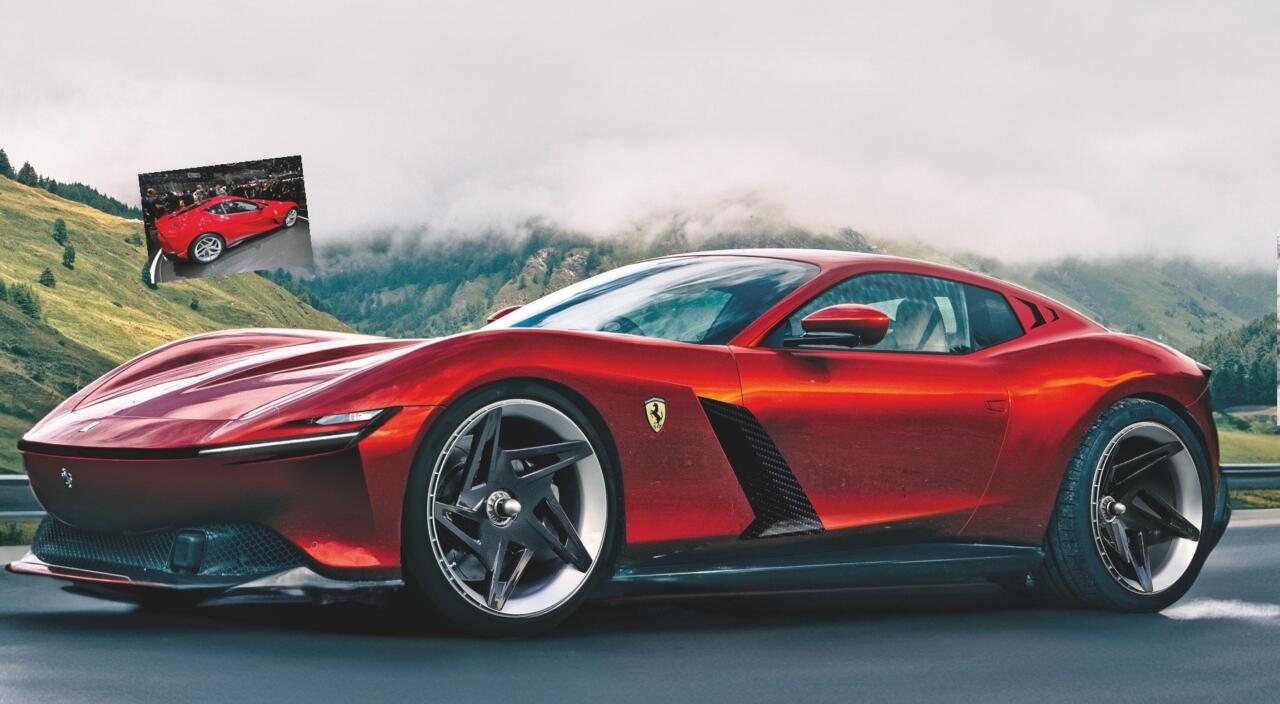 Ferrari 812 Superfast erede render