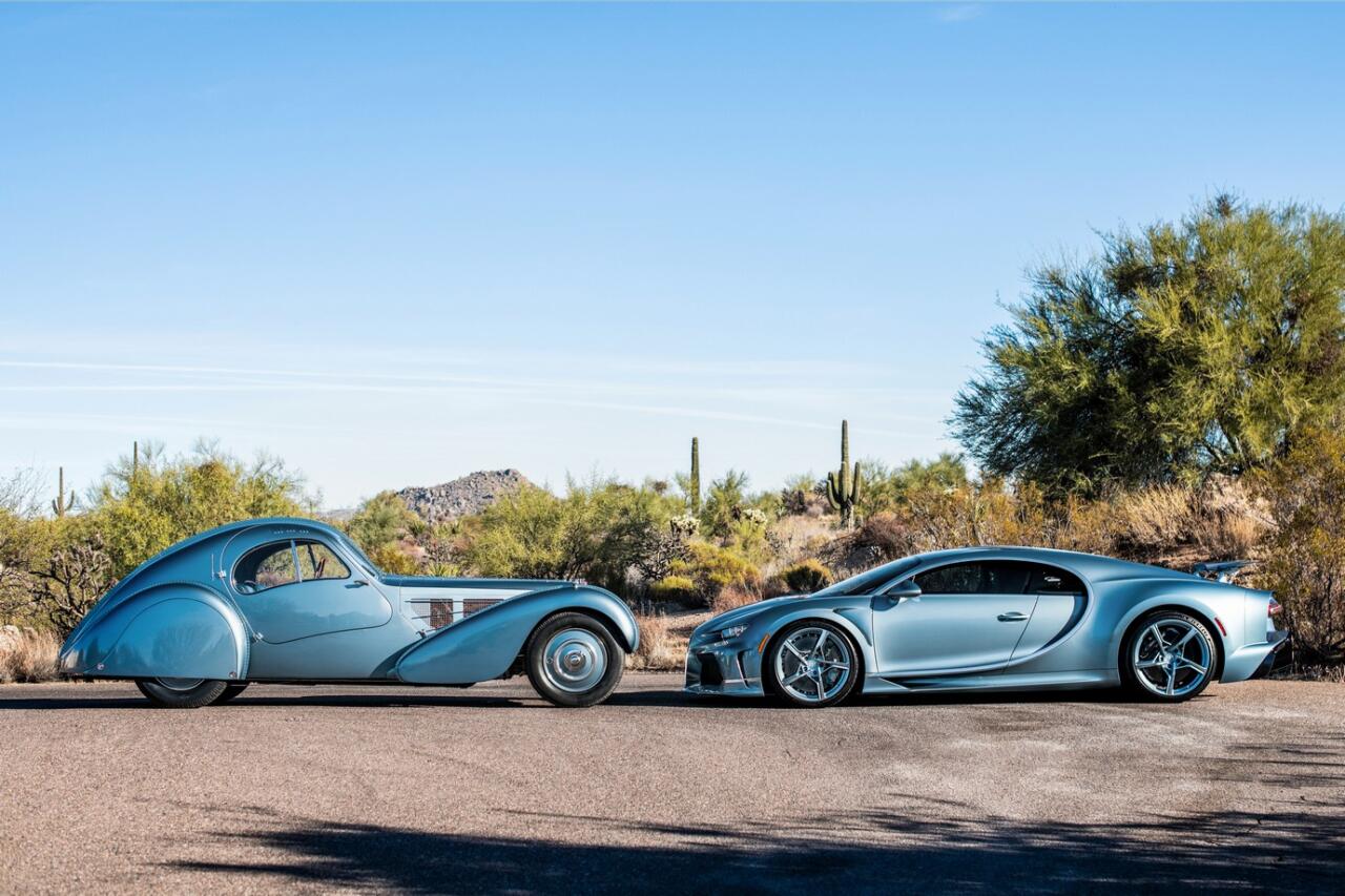 Bugatti Chiron e Atlantic