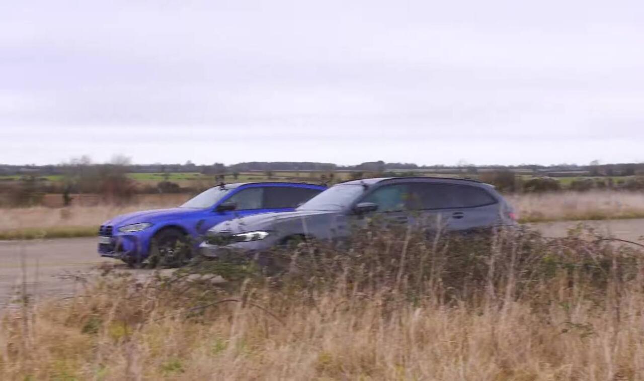 BMW drag race