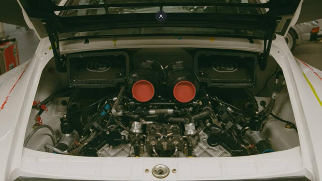 Porsche 911 turbo F1 engine