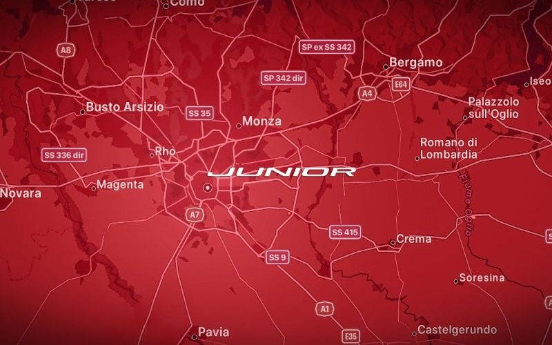 Alfa Romeo Junior Milano mappa